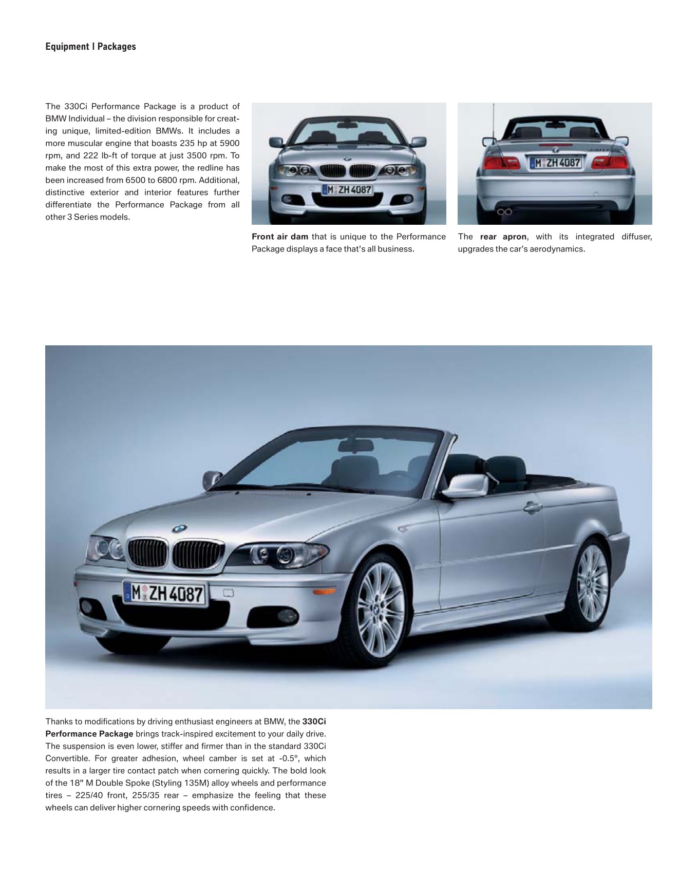2006 BMW 3-Series Convertible Brochure Page 3